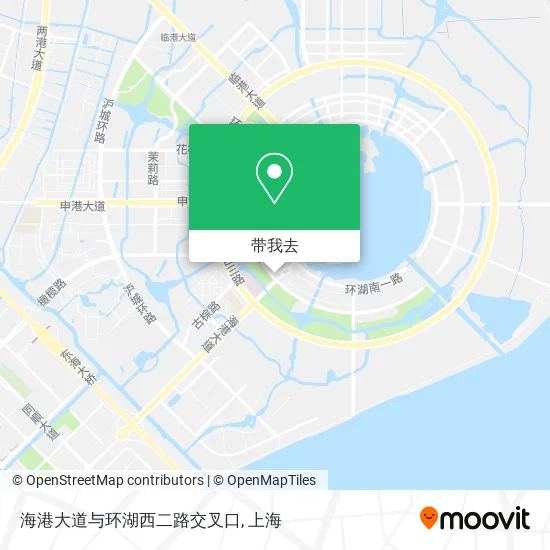 海港大道与环湖西二路交叉口地图