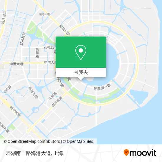 环湖南一路海港大道地图