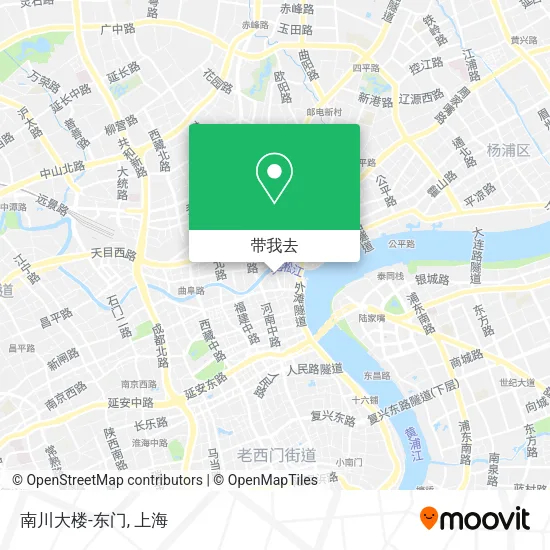南川大楼-东门地图
