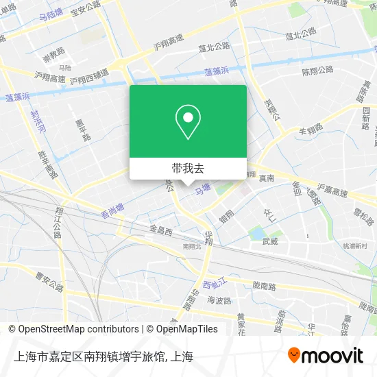上海市嘉定区南翔镇增宇旅馆地图