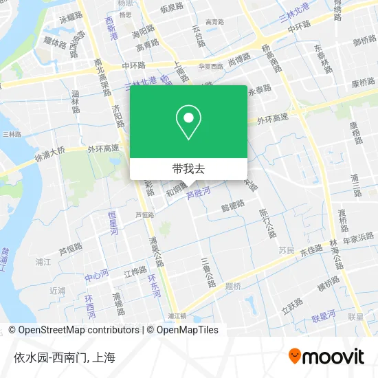 依水园-西南门地图