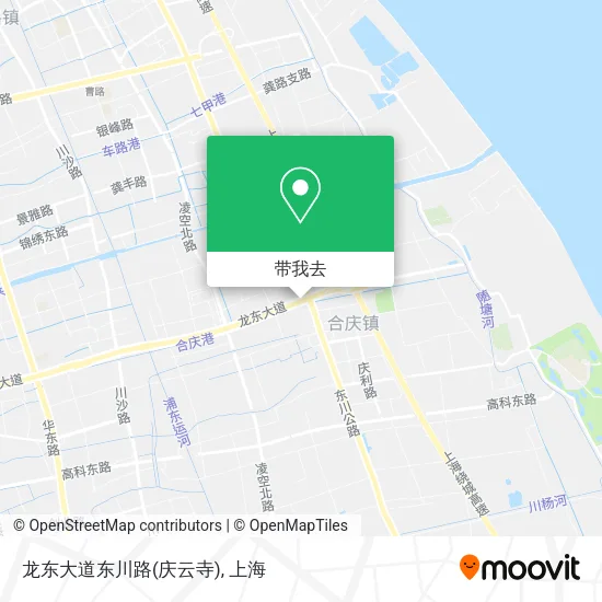龙东大道东川路(庆云寺)地图