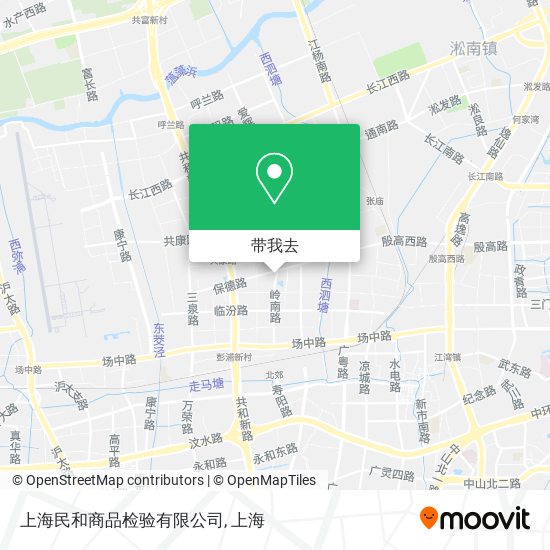 上海民和商品检验有限公司地图