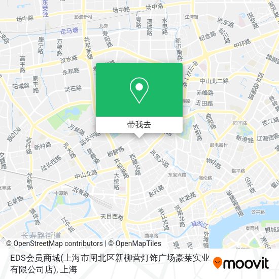 EDS会员商城(上海市闸北区新柳营灯饰广场豪莱实业有限公司店)地图