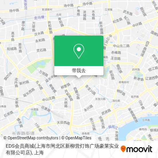 EDS会员商城(上海市闸北区新柳营灯饰广场豪莱实业有限公司店)地图
