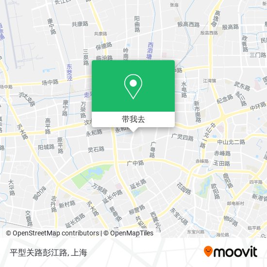 平型关路彭江路地图