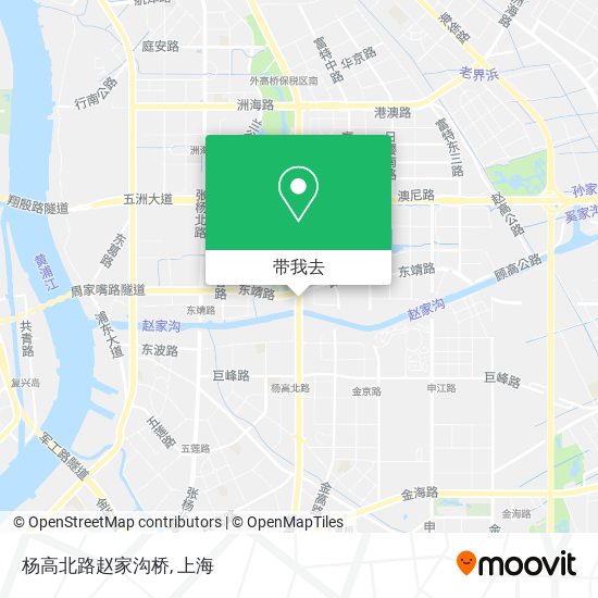 杨高北路赵家沟桥地图