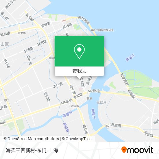 海滨三四新村-东门地图