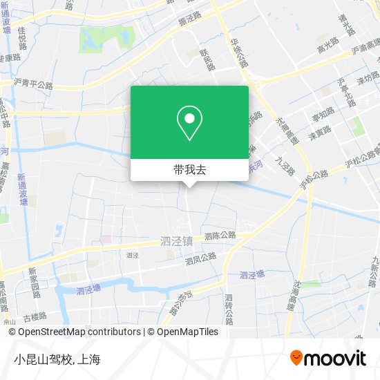 小昆山驾校地图