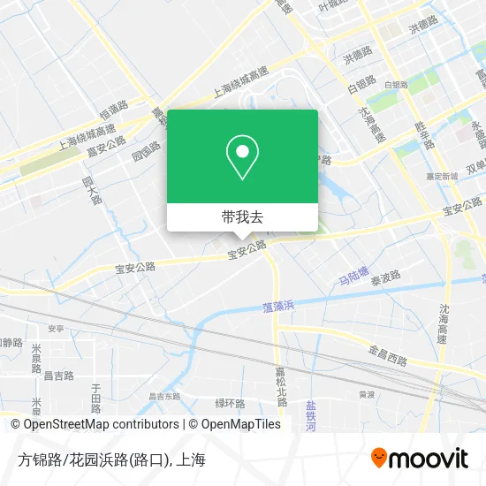 方锦路/花园浜路(路口)地图