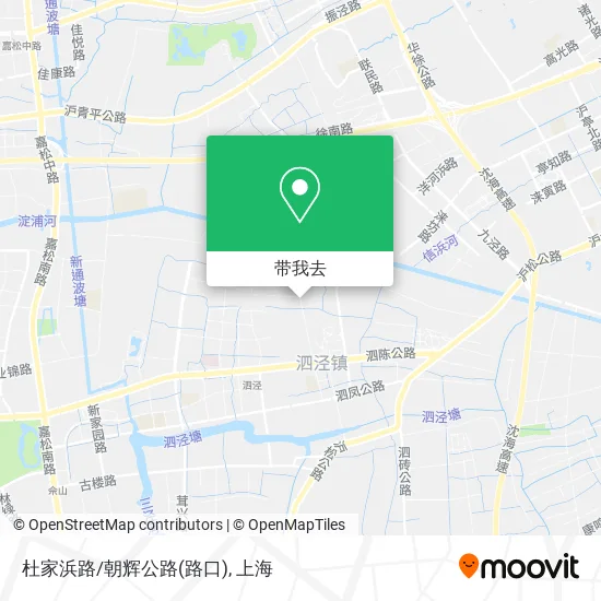 杜家浜路/朝辉公路(路口)地图