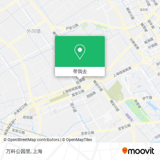 万科公园里地图