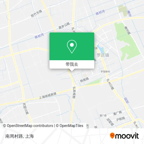 南周村路地图