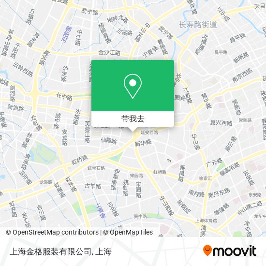 上海金格服装有限公司地图