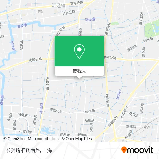 长兴路洒砖南路地图