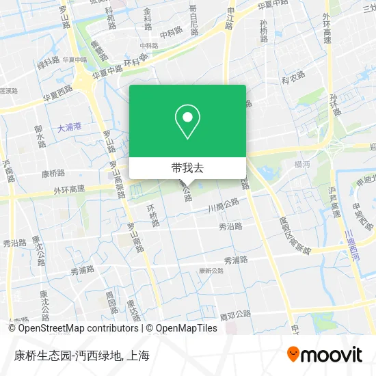 康桥生态园-沔西绿地地图
