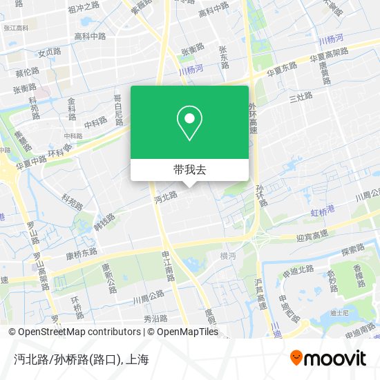 沔北路/孙桥路(路口)地图