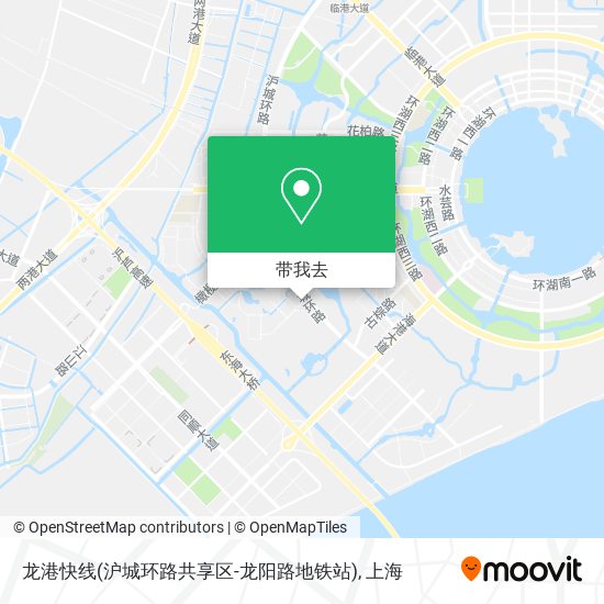 龙港快线(沪城环路共享区-龙阳路地铁站)地图