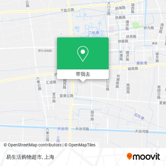 易生活购物超市地图