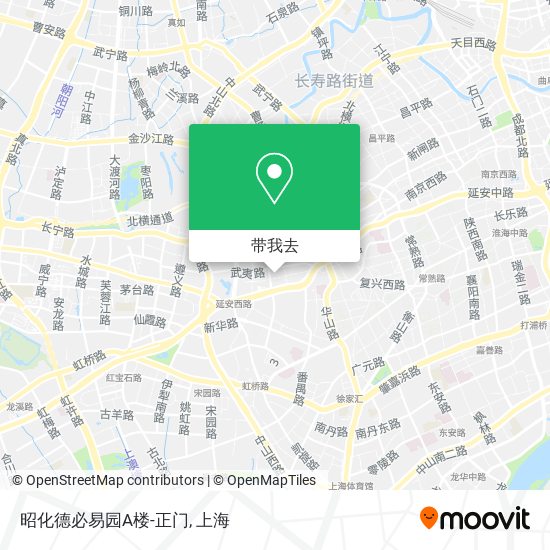 昭化德必易园A楼-正门地图