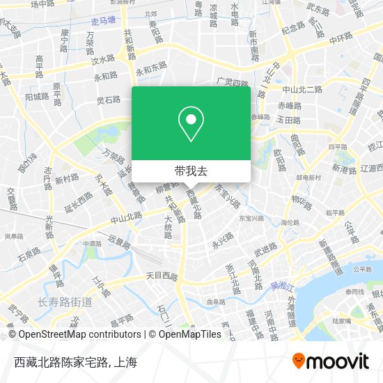 西藏北路陈家宅路地图