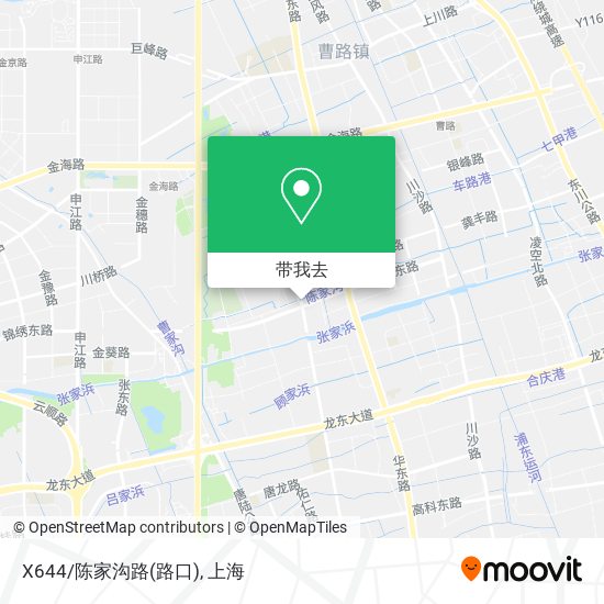 X644/陈家沟路(路口)地图