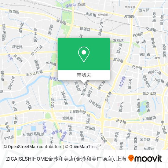 ZICAISLSHIHOME金沙和美店(金沙和美广场店)地图