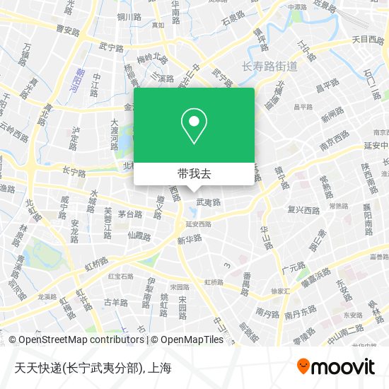 天天快递(长宁武夷分部)地图