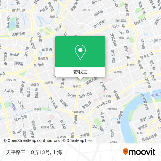 天平路三一O弄13号地图