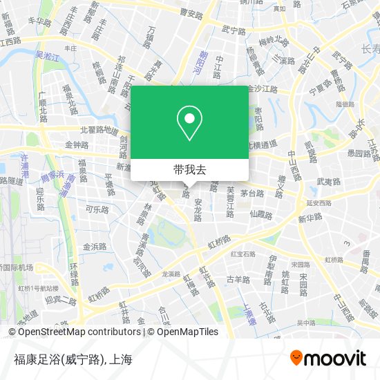 福康足浴(威宁路)地图