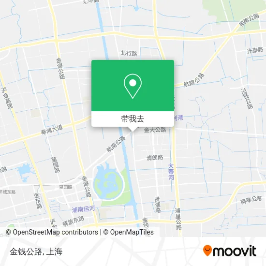 金钱公路地图