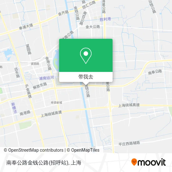 南奉公路金钱公路(招呼站)地图