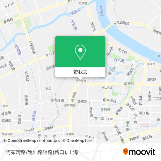 何家湾路/逸仙路辅路(路口)地图