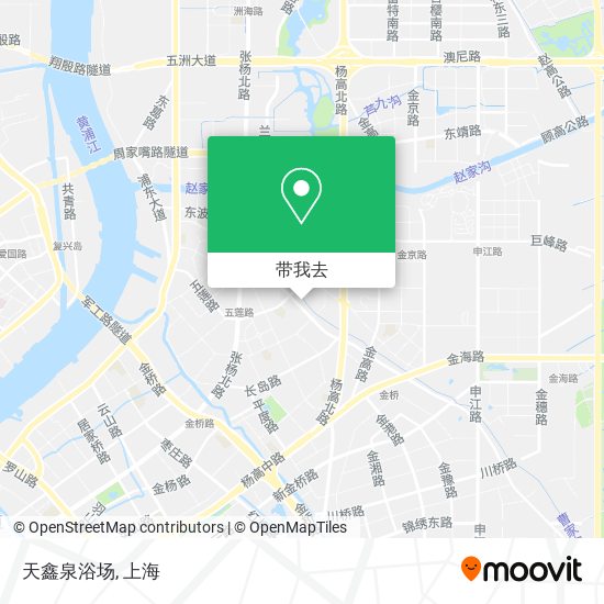 天鑫泉浴场地图
