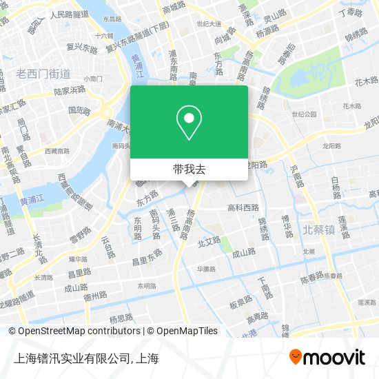 上海镨汛实业有限公司地图