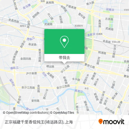 正宗福建千里香馄饨王(靖远路店)地图