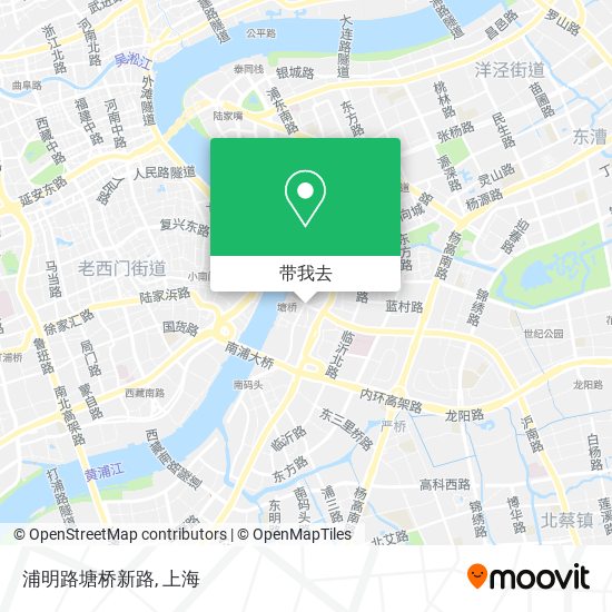 浦明路塘桥新路地图