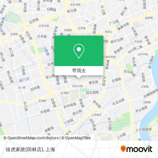徐虎家政(田林店)地图