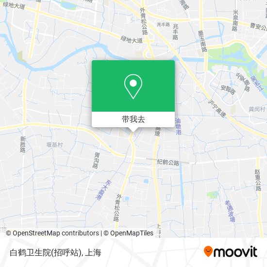 白鹤卫生院(招呼站)地图