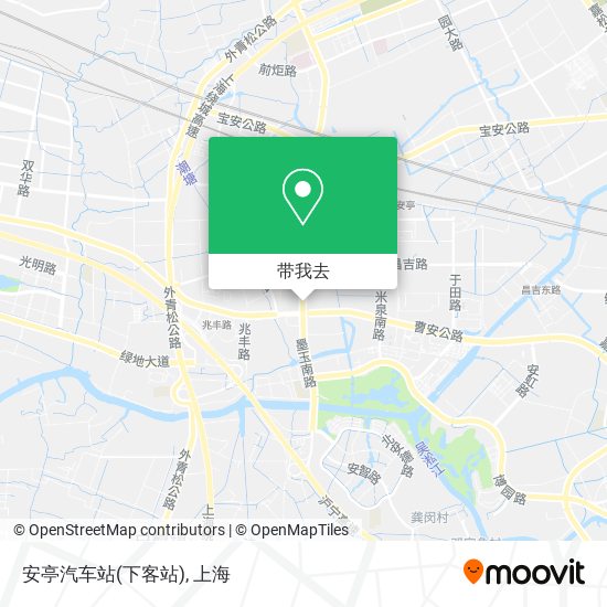 安亭汽车站(下客站)地图