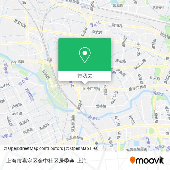 上海市嘉定区金中社区居委会地图