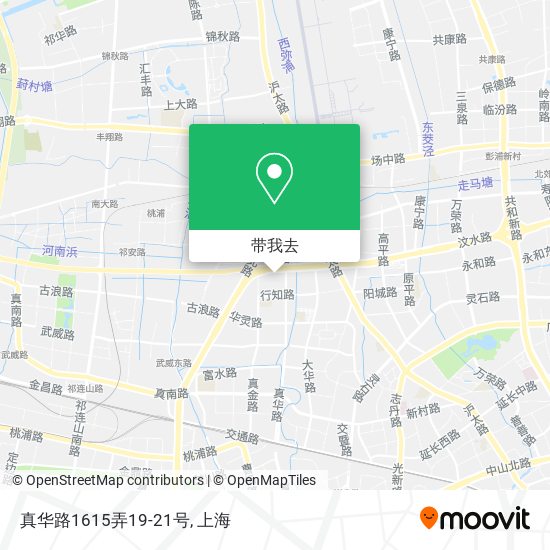 真华路1615弄19-21号地图