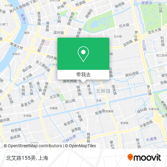 北艾路155弄地图