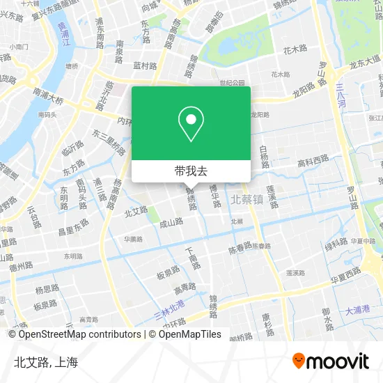 北艾路地图