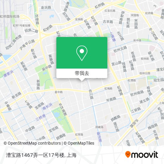 漕宝路1467弄一区17号楼地图