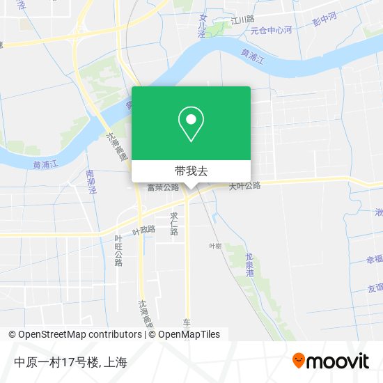 中原一村17号楼地图