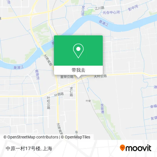 中原一村17号楼地图