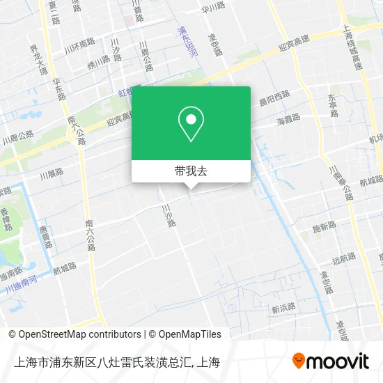 上海市浦东新区八灶雷氏装潢总汇地图