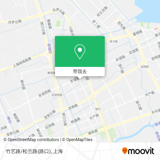 竹艺路/松兰路(路口)地图