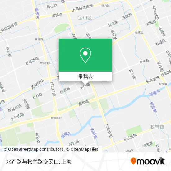 水产路与松兰路交叉口地图
